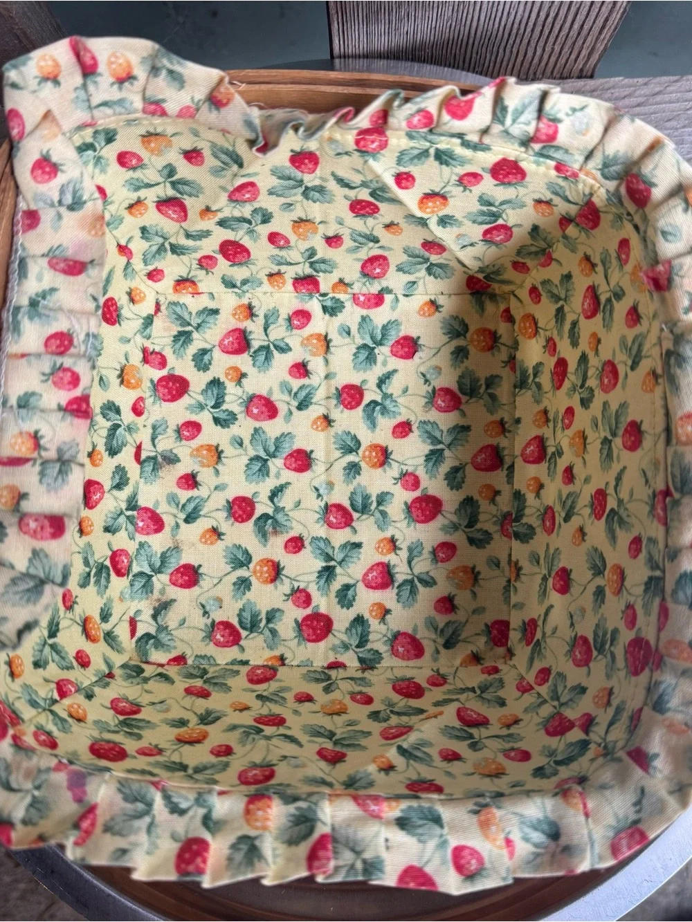 Longaberger 2000 Troy Strawberry Festival Commemorative Basket
